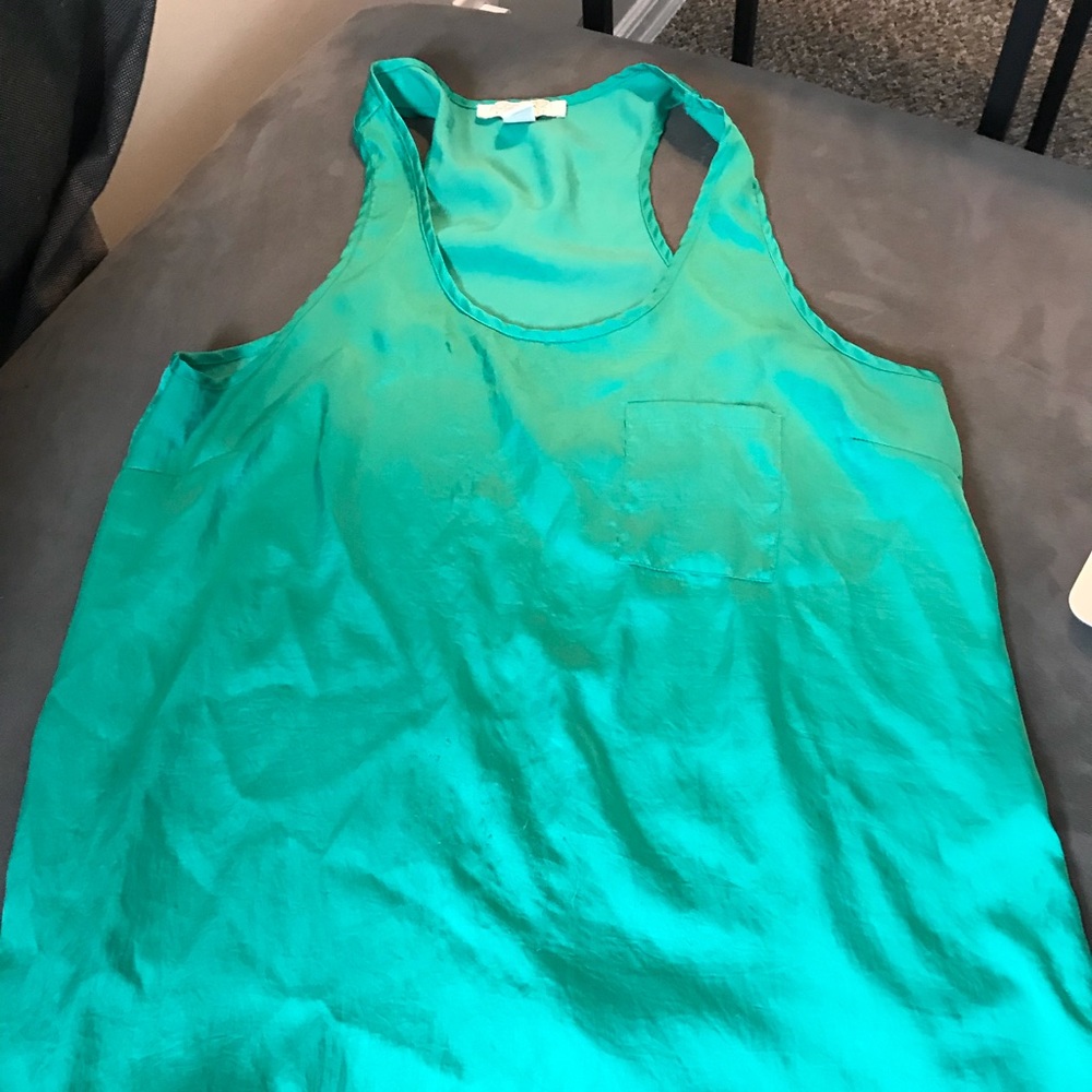 Green Silky Tank